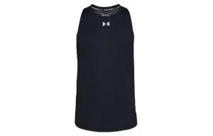 Баскетбольная майка Baselin мужская черная Under Armour, черный