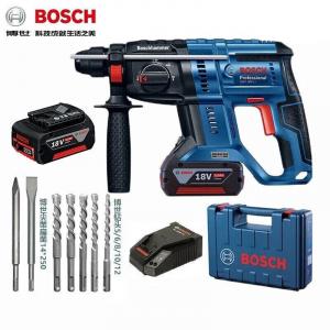 Перфоратор Bosch GBH 180-Li + сверла, аккумулятор 18V/5.0Ah, зарядное устройство, кейс