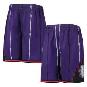 Молодежные шорты Swingman Mitchell & Ness Purple Toronto Raptors 1998 года Hardwood Classics, посвященные 75-летию Unbranded