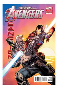 Avengers: X-sanction #2 "Cable Toe-to-toe with Iron Man As His Mission of Annihilation Continues" (MARVEL COMICS)