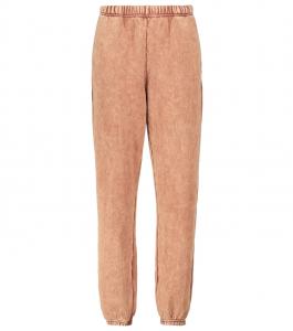 Классические спортивные штаны из хлопкового флиса Les Tien, Mahogany Stone