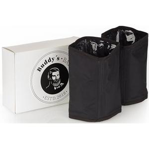 Винный и шампанский охладитель Buddy Buddy's Bar, набор из 2 охлаждающих манжет, водоотталкивающая нейлоновая ткань Buddy'S, черный