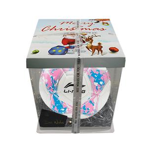 LINING Размер 35 560 мм, № 4, 635 660 мм; размер 5, 685 690 мм футбольный мяч TPU детский белый светло-голубой розовый