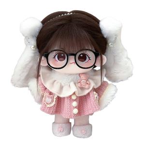 Хлопковая кукла, которую трудно утешить плюшевая кукла высотой 20 см MENGWAGONGDIAN, черный