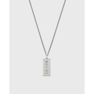 Ожерелье Serge Denimes Silver Razor Necklace, серебряный