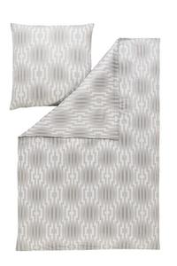 Комплект постельного белья из джерси интерлок Estella LOESCHEN Atelier Mako Levian цвет дым-830 размер 135 х 200 + 80 х 80 см