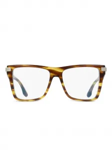 Очки в прямоугольной оправе Victoria Beckham, коричневый