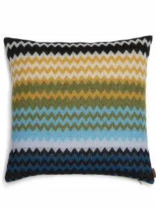 Подушка Humbert с геометричным узором Missoni Home, синий