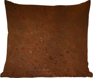 Подушка для улицы - ржавчина - оранжевый - коричневый - 40x40 см - водонепроницаемая - подушка для отдыха - подголовник - внутренняя обивка с изображением MuchoWow
