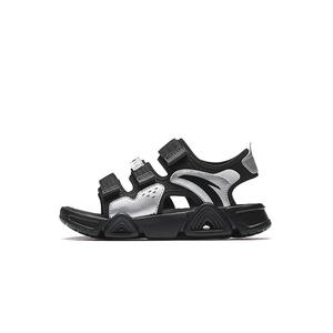 Детские сандалии с легкой амортизацией, дышащие, быстросохнущие, низкие, для детей 3-7 лет Antakids, черный/серебряный