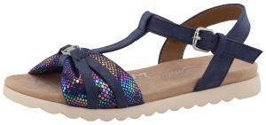 TOM TAILOR Сандалии T-Bar в цвете Navy, Aqua