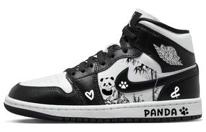 Кастомизированные кроссовки Jordan Air Jordan 1 Vintage Basketball Shoes Women, черный