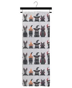 Ультрамягкое и плюшевое большое одеяло с акцентом на Хэллоуин Spooky Pets — 50 дюймов Ш x 70 дюймов Д Kate Aurora, серый