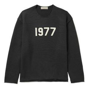 Свитер Fear of God Essentials SS22 с необработанными краями, требующий глажки, 1977 год
