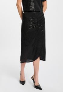 Юбка Morgan Wrap skirt, Noir/Black