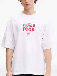 Футболка с принтом-слоганом Fiorucci, белый