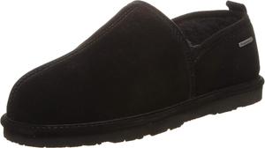 Мужские удобные тапочки Bear Paws из овечьей кожи с поддерживающим замшевым верхом - Maddox Bearpaw, черный