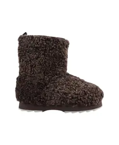 Стильные ботильоны Teddy шоколадного цвета Emu, коричневый