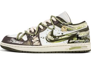 Jordan Кроссовки Air 1 Vintage Unisex низкие Gray/White