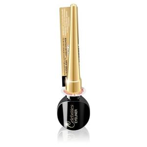 Водостойкая подводка для глаз Черный Eveline Cosmetics, Celebrities Eyeliner