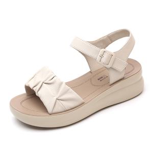 Сандалии с одним ремешком 5,0 см женские Cigna, Ecru