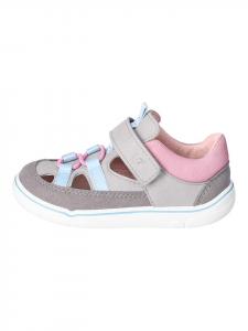 Ricosta Сандалии Barfußschuhe in Grau/ Rosa