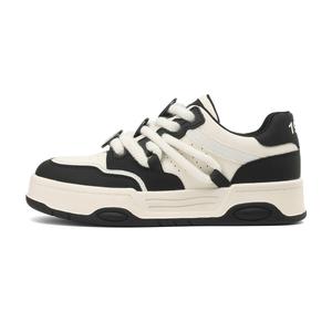 Низкие кроссовки 4 см женские DAPHNE, Black White