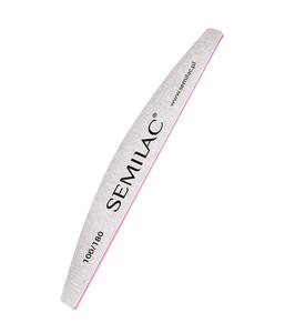 Пилочка для ногтей Semilac Nail File Halfmoon 100/180, 1 шт.