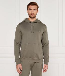 Толстовка BOSS ORANGE Wetalk Regular Fit, оливково-зеленый