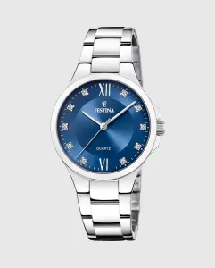 Женские часы F20582/3 Mademoiselle из серебристой стали Festina, серебряный