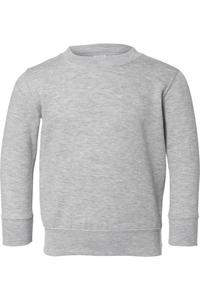 Детская флисовая толстовка с круглым вырезом Rabbit Skins, цвет heather