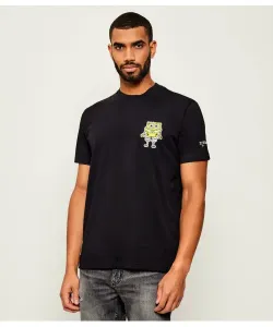 Футболка «Айсберг x Спанч Боб» Regular fit Iceberg, черный