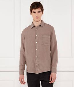 Льняная рубашка relegant_6 Regular fit Boss Orange, желтый