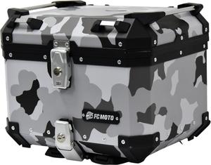 FC-Moto terreno evo camo 45 л алюминиевый топкейс, White Camouflage