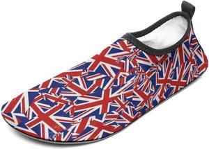 Пляжная обувь Calculay Guyana - Trinidad с флагом Кейптауна (5x3 фута), обувь для плавания и пляжа для мужчин и женщин, обувь для йоги в бассейне, кроссовки для серфинга, 9/10women,7/8men Style-26