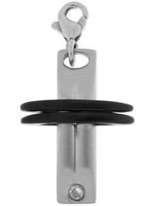 Adeliás Женский кулон - крест. Кулон в виде креста из нержавеющей стали с серебряными стразами