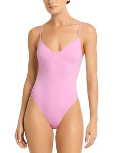 Купальник Alana цельный bond-eye, фиолетовый