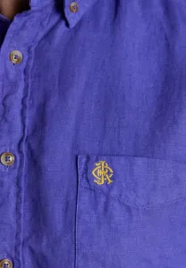 Рубашка классического кроя с длинным рукавом, прямого кроя. Joules, Blue