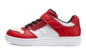 Детские кроссовки для скейтбординга Kids Low-top Red And White Skechers, красный