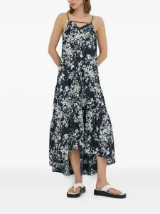 Ярусное платье с цветочным принтом Day Birger Et Mikkelsen, черный