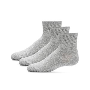 3 пары детских носков мид-кат из хлопковой смеси Memoi, Light Gray