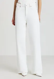 Высокая талия, широкие штанины Calliope, Bianco