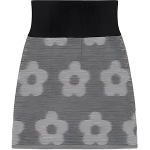 Мини-юбка Flower Spot Reversible KENZO, серый