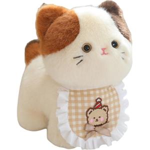 Милые плюшевые котики с мягкой кожей, дружелюбные к коже, три цвета, высота 20см/30см Pissie