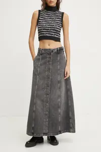 Джинсовая юбка Tommy Jeans, серый