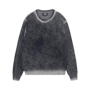 Свитер Stussy Faded Knit Crew, Black