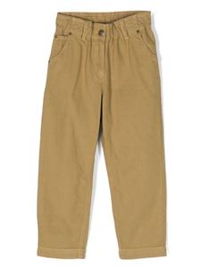 Bonpoint джинсы Sonie прямого кроя, зеленый