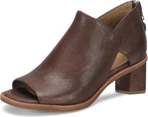 Женские босоножки YDN с открытым носком, невысокие массивные каблуки, задняя молния, сандалии-ботильоны, удобная повседневная обувь, размеры US 4-16, Saddle Brown