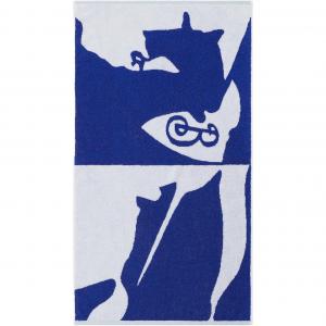 Полотенце для лица Burberry, белый синий