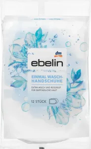 Одноразовые перчатки для мытья 12 шт. ebelin